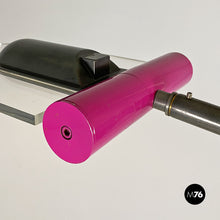 Carica l'immagine nel visualizzatore di Gallery, Black and violet arc floor lamp, 1980s