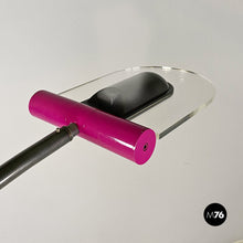Carica l'immagine nel visualizzatore di Gallery, Black and violet arc floor lamp, 1980s