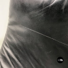 Load image into Gallery viewer, Wood and black leather armchairs by Ingmar Relling for Westnofa, 1970s