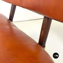 Load image into Gallery viewer, Wood and leather Teve armchairs by Alf Svensson for Ljungs Industrier AB, 1953