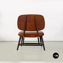 Load image into Gallery viewer, Wood and leather Teve armchairs by Alf Svensson for Ljungs Industrier AB, 1953