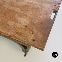 画像をギャラリービューアに読み込む, Iron and wood Italian State Railways storage trolley, 1930s