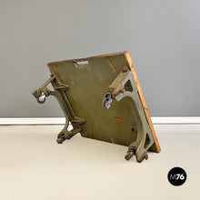 画像をギャラリービューアに読み込む, Iron and wood Italian State Railways storage trolley, 1930s