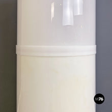 将图片加载到图库查看器,White plastic floor lamp, 1970s