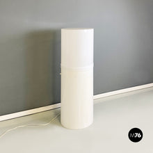 将图片加载到图库查看器,White plastic floor lamp, 1970s