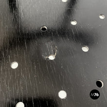 画像をギャラリービューアに読み込む, Black wood and metal chair, 1980s