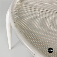 Load image into Gallery viewer, White metal outdoor chair, 1950s
