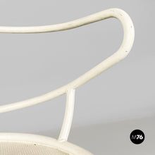 Load image into Gallery viewer, White metal outdoor chair, 1950s