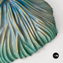 将图片加载到图库查看器,Ceramic and brass dining table with engraved design, 1980s