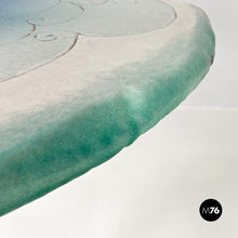 将图片加载到图库查看器,Ceramic and brass dining table with engraved design, 1980s