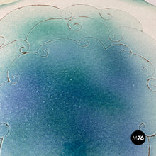 将图片加载到图库查看器,Ceramic and brass dining table with engraved design, 1980s