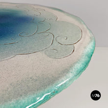 将图片加载到图库查看器,Ceramic and brass dining table with engraved design, 1980s