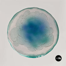 将图片加载到图库查看器,Ceramic and brass dining table with engraved design, 1980s