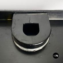 将图片加载到图库查看器,Black shiny plastic shelves by Marcello Siard for Kartell, 1970s