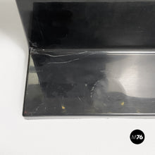 将图片加载到图库查看器,Black shiny plastic shelves by Marcello Siard for Kartell, 1970s