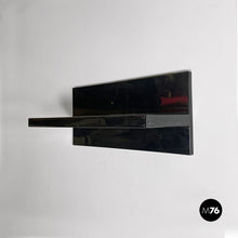 将图片加载到图库查看器,Black shiny plastic shelves by Marcello Siard for Kartell, 1970s