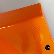 画像をギャラリービューアに読み込む, Orange plastic shelves by Marcello Siard for Kartell, 1970s