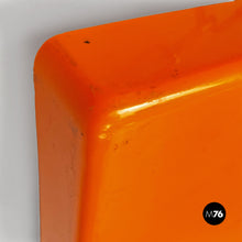画像をギャラリービューアに読み込む, Orange plastic shelves by Marcello Siard for Kartell, 1970s