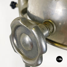 画像をギャラリービューアに読み込む, German bauhaus style metal floor lamp by Hanau, 1930s