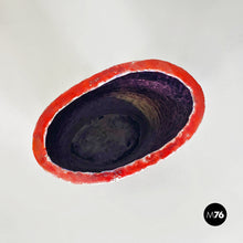 画像をギャラリービューアに読み込む, Elliptical mutlicolor ceramic umbrella stand, 1960s
