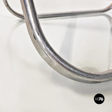 画像をギャラリービューアに読み込む, Steel and leather Plona armchairs by Giancarlo Piretti for Anonima Castelli, 1970s