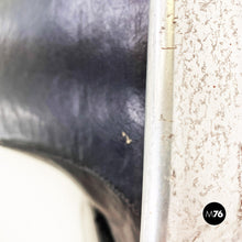 画像をギャラリービューアに読み込む, Steel and leather Plona armchairs by Giancarlo Piretti for Anonima Castelli, 1970s