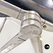 画像をギャラリービューアに読み込む, Steel and leather Plona armchairs by Giancarlo Piretti for Anonima Castelli, 1970s