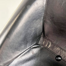 画像をギャラリービューアに読み込む, Steel and leather Plona armchairs by Giancarlo Piretti for Anonima Castelli, 1970s
