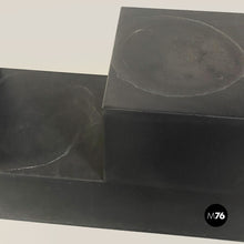 Charger l'image dans la galerie, Black plastic modular coffee table Gli Scacchi by Mario Bellini for B&B Italia, 1971