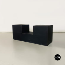 Charger l'image dans la galerie, Black plastic modular coffee table Gli Scacchi by Mario Bellini for B&B Italia, 1971
