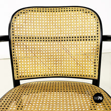 Load image into Gallery viewer, Wood and Vienna straw Praga chairs by Josef Hoffmann for Ligna, 1970s