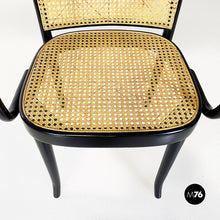 Load image into Gallery viewer, Wood and Vienna straw Praga chairs by Josef Hoffmann for Ligna, 1970s