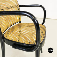 Load image into Gallery viewer, Wood and Vienna straw Praga chairs by Josef Hoffmann for Ligna, 1970s
