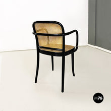 Load image into Gallery viewer, Wood and Vienna straw Praga chairs by Josef Hoffmann for Ligna, 1970s