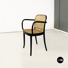 Load image into Gallery viewer, Wood and Vienna straw Praga chairs by Josef Hoffmann for Ligna, 1970s