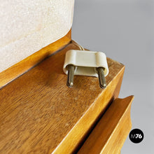 画像をギャラリービューアに読み込む, Wood and parchment highboard by Palazzi dell'Arte, 1950s