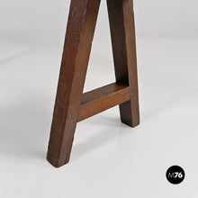 Load image into Gallery viewer, Narrow solid wood bench, 1930s