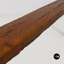 Load image into Gallery viewer, Narrow solid wood bench, 1930s