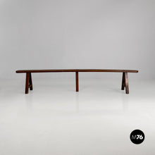 Load image into Gallery viewer, Narrow solid wood bench, 1930s