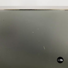 将图片加载到图库查看器,Chromed steel, wood and glass table for stereo and vinyls, 1990s