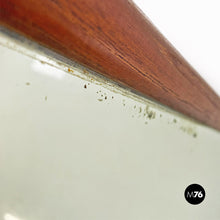 Load image into Gallery viewer, Teak and steel wall mirror by Stildomus, 1960s