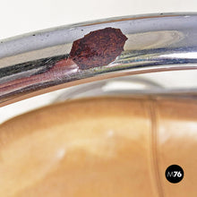 画像をギャラリービューアに読み込む, Steel and leather chairs by Vladimir Tatlin for Nikol International, 1950s