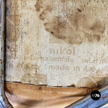 画像をギャラリービューアに読み込む, Steel and leather chairs by Vladimir Tatlin for Nikol International, 1950s