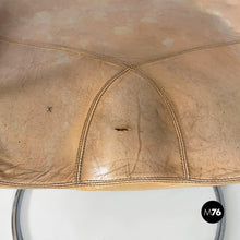 画像をギャラリービューアに読み込む, Steel and leather chairs by Vladimir Tatlin for Nikol International, 1950s