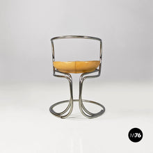 画像をギャラリービューアに読み込む, Steel and leather chairs by Vladimir Tatlin for Nikol International, 1950s