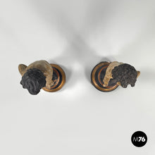 画像をギャラリービューアに読み込む, Cherub wooden sculptures, end of 1800s