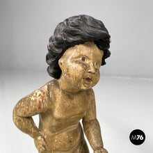 画像をギャラリービューアに読み込む, Cherub wooden sculptures, end of 1800s