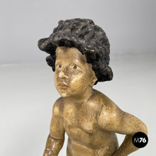 画像をギャラリービューアに読み込む, Cherub wooden sculptures, end of 1800s