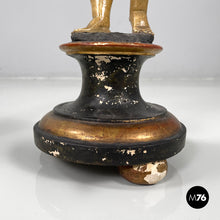 画像をギャラリービューアに読み込む, Cherub wooden sculptures, end of 1800s