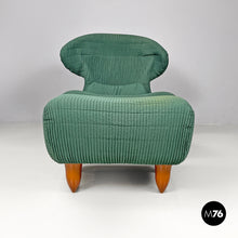 Load image into Gallery viewer, Green fabric armchair and pouf Femina Body by Annie Hiéronimus for Ligne Roset, 1990s
